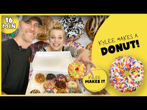 Kylee Makes a Donut! | Tour a Donut Shop and Learn How to Make a Donut!