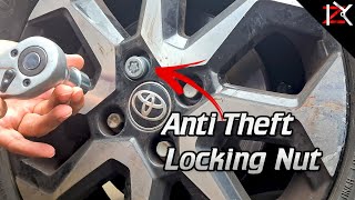 Lost Your Anti Theft Wheel Lock Nut Key? - How To Get A New one & Install - Toyota Wheel Lock Key