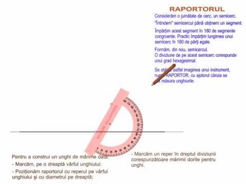 Measuring an Angle, Protractor (Masurarea unghiuri