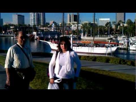 Visita de mi suegro Roberto a  Long Beach CA.