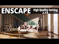 How To Make A High Quality Render Setting ENSCAPE Tutorial