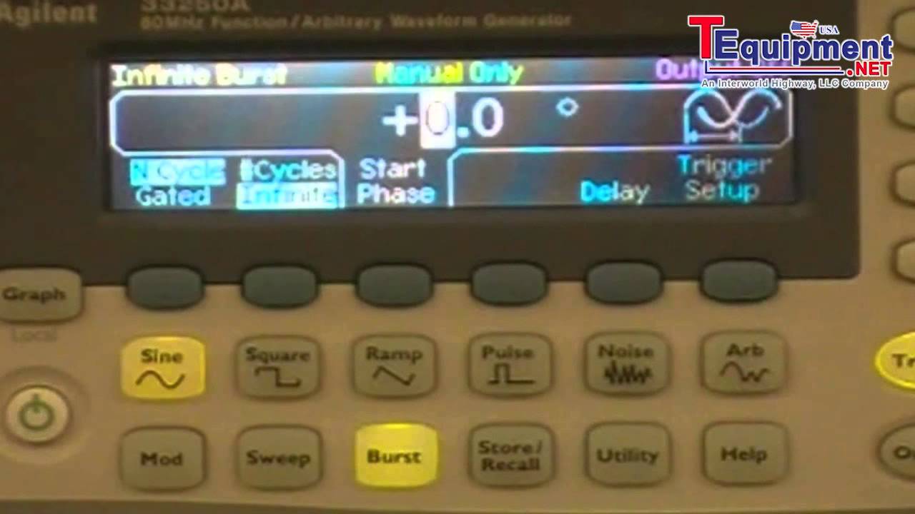 Synchronizing Multiple Agilent Function Generators