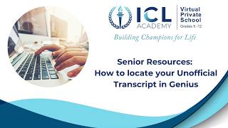 Senior Resources: Locate your Unofficial Transcript