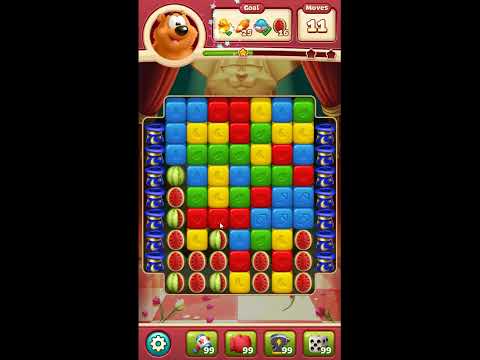 Toon Blast Level 6181 - NO BOOSTERS 🐻🐺🐱 | SKILLGAMING ✔️