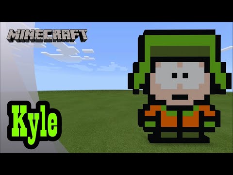 Minecraft: Pixel Art Tutorial and Showcase: Kyle (South Park)