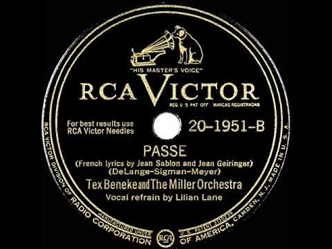 1946 Tex Beneke/Glenn Miller Orch. - Passé  (Lillian Lane, vocal)