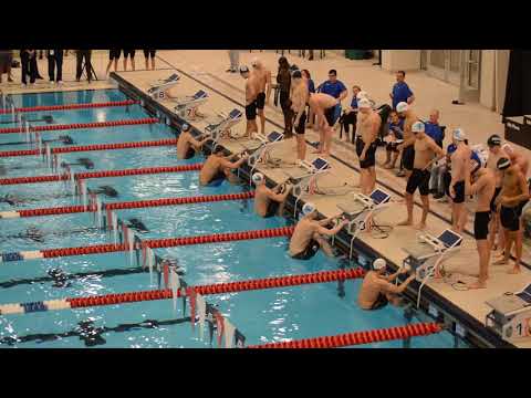 2018 Villanova Mens Big East 200 Medley Relay