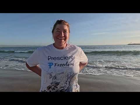 The BIG reveal. The race T shirt for the 2024 Prescient Freedom Paddle.