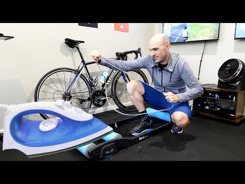 Fixing a Tacx Roller Belt... With a Clothes Iron!