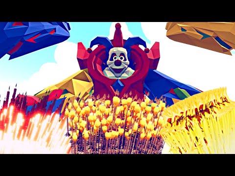 FUNNY GOLEM vs EVERY GODS - Totally Accurate Battle Simulator TABS