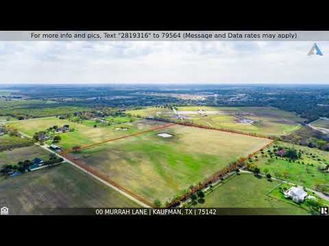 Priced at $425,000 - 00 Murrah Lane, Kaufman, TX 75142