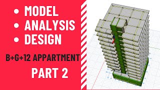 14 Story Apartment structural design part 2 |civil engineering| structural engineering|