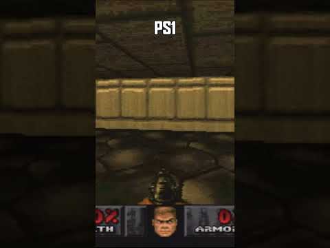 How DIFFERENT is Doom's iconic E1M1 in TEN different ports of the game? #shorts #doom