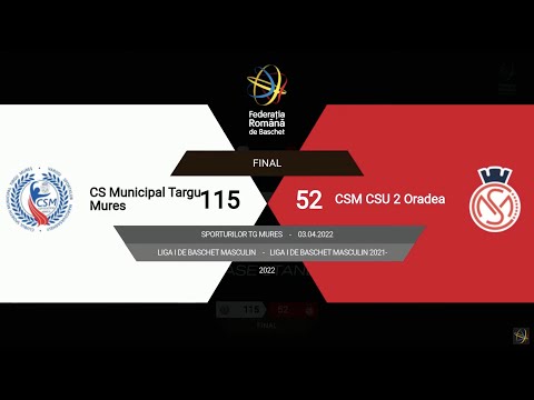 L1BM 2021-2022: CSM Târgu Mureș - CSM CSU 2 Oradea