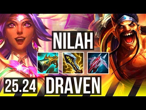 NILAH & Nami vs DRAVEN & Janna (ADC) | EUNE Master | 25.24