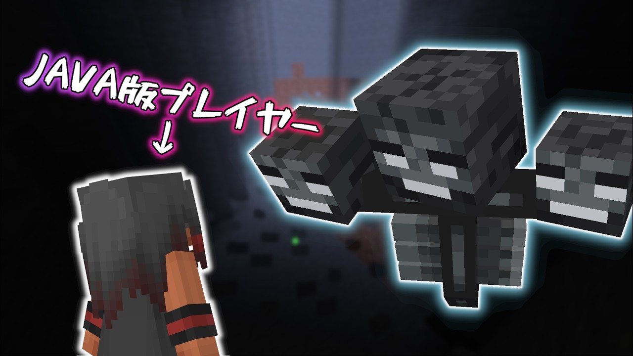 Java版プレイヤーワイ、統合版ウィザーと戦ったことがない【マイクラ】