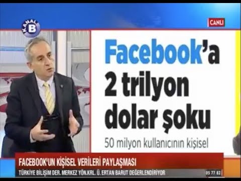 Facebook Kişisel Veriler, Siber Güvenlik - Tbd Merkez Yk Ertan Barut - Kanal B Güne Bakış