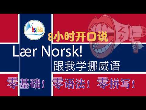 【跟我学挪威语 L&aelig;r Norsk!】（双语跟读）第26单元： 解释某件事情2+3/begrunne noe 2+3; 形容词1/Adjektiv 1【HQ】#挪威 #norwegian #中文