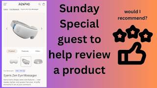 Sunday special guest and a product review of sorts