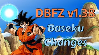 What Base Goku got from the DBFZ v1.38 patch