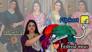 Flipkart affordable festival wear kurta set haul under Rs1500/- @PoojaRikichoyal