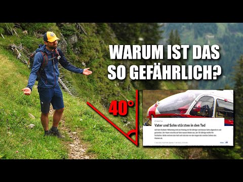 Falling on the high trail – many people underestimate this (also on the Stubai High Trail)