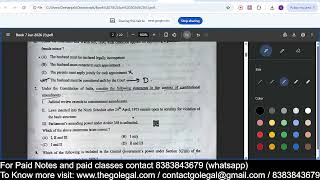 Copy of AIBE Exam Preparation LIVE 🔴 | CPC (Civil Procedural Code ) Class 2 | Go Legal
