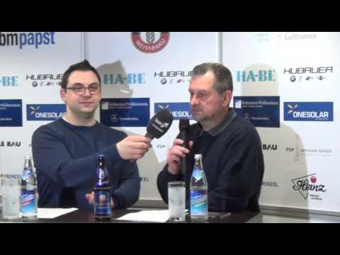 PK nach dem Spiel EVL gegen Weiden (4:2)