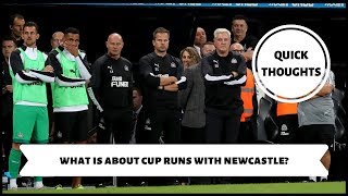 What is it about cup runs with Newcastle?