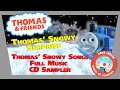 Thomas Snowy Surprise Thomas Snowy Songs Full Music CD Sampler