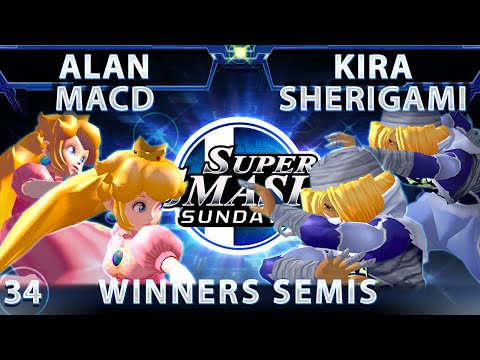SSS 34 - FE MacD & Alan (Red) Vs Kira & Sherigami (Blue) SSBM - Winners Semis- Smash Melee