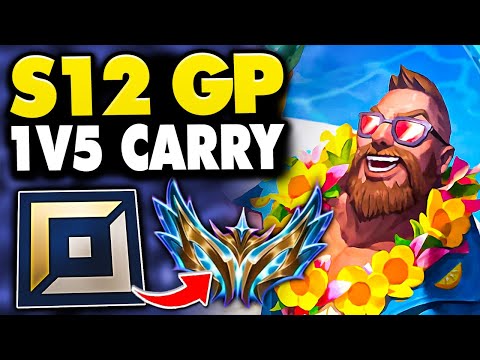 How To 1v5 CARRY as Gangplank Top in Season 12! (EVERY GAME)