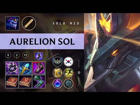 Aurelion Sol Mid vs Twisted Fate - KR Challenger Patch 26.01