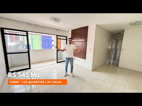 SOLD! APARTMENT IN CABO BRANCO WITH 3 BEDROOMS + MAID'S QUARTERS FOR R$ 545,000