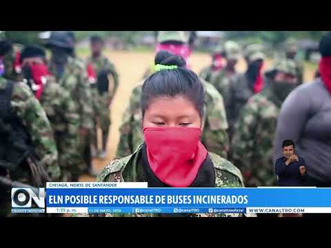 Investigan posible presencia del ELN tras ataques a buses en Chitagá