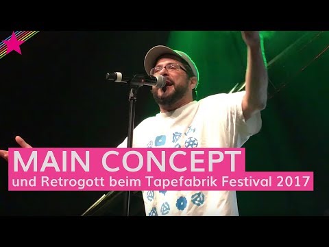 Main Concept & Retrogott live beim Tapefabrik Festval 2017
