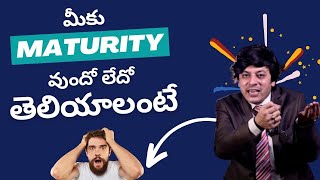 Difference Between a Mature and an Immature Person - MVN KASYAP | LIFE COACH | POWERFUL MOTIVATIONAL