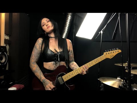 thrash metal cassette - dinosaur pile up || drum cover by brittany nicole bowman