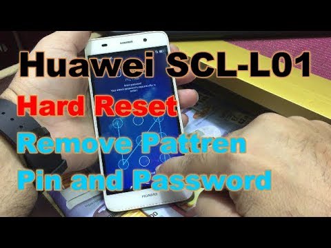Huawei SCL-L01 Y6 Hard Reset Remove Lock Screen Pin Pattern Password