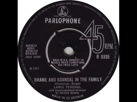 UK New Entry 1965 (259) Lance Percival - Shame And Scandal In The Family