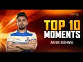 Top 10 Moments Ft Arjun Deshwal Pro Kabaddi League