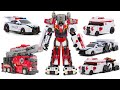 Tobot Rescue HEROES Doc SSen Boom Transformation 5 Combine Vehicles Car Robot Toys