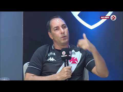 O Edmundo chorou   falando do Vasco.   vascoTV.