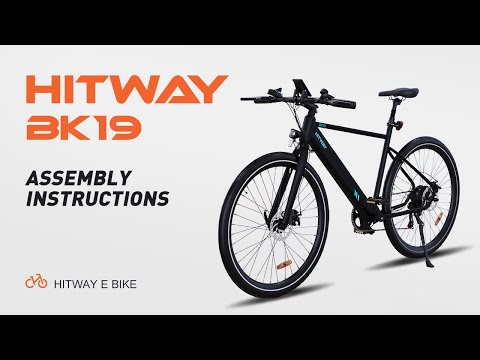 Elektrinis dviratis Hitway BK19, 27.5", 250W, baltas video