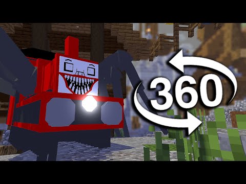 Mind-Blowing Minecraft 360° VR Animation: Choo Choo Charles