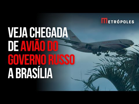 Avião de esquadrão especial do governo russo pousa em Brasília nesta quinta (29/1); Veja momento