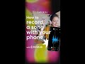 How To Record A Song With Your Phone On BandLab
