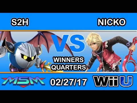 MSM 87 - Tyrant (Meta Knight) Vs. 2S FAD | Nicko (Shulk) Winners Quarters - Smash Wii U
