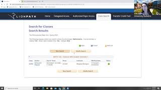 Using the Schedule of Courses
