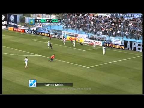 Gol de Grbec. Temperley 1 - Atl. Tucumán 1. Fecha 16. B Nacional. FPT